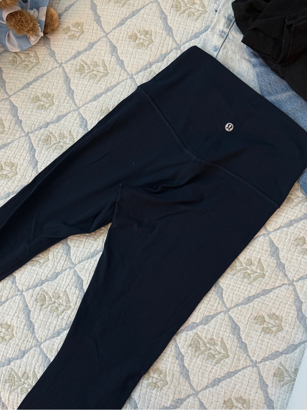 lululemon athletica Black Seamless High-Rise Leggings
